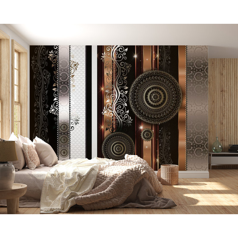 Murale Peel & Stick Glam - harmonie dorée, L 27 po x l 38 po
