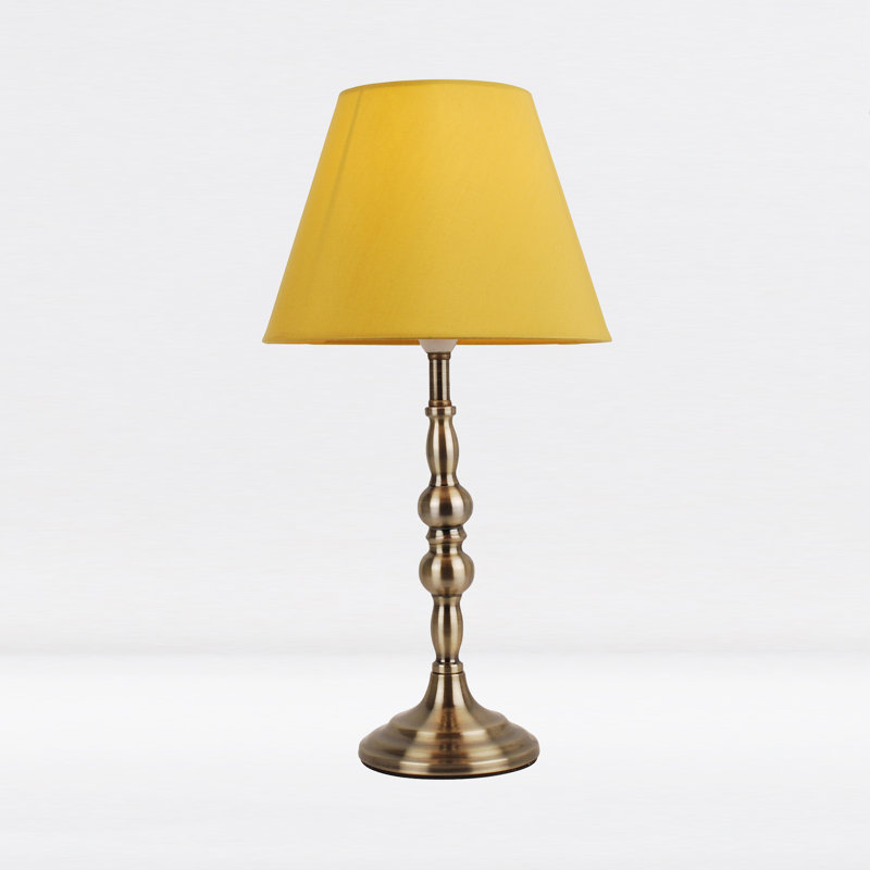Avondale Metal Lamp, Chrome, Ochre