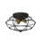 Peebles 3 - Light 15" Flush Mount