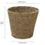 JVL Seagrass Wicker Decorative Basket