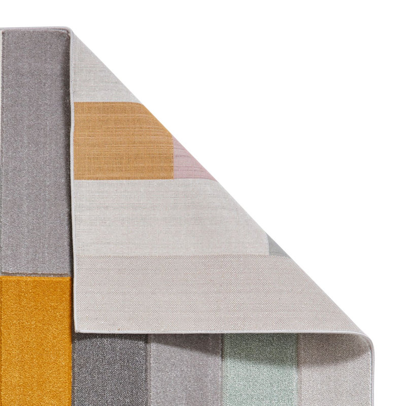 Bairdstown area rug Machine Woven Rectangle Multi coloured, Rectangle 80cm x 150cm