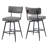 Hanriette 26''Retro PU Leather Counter Stools-2083358367