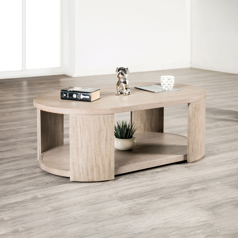 Table basse ovale de style moderne 1pc