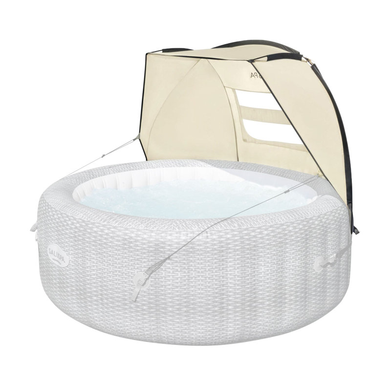 Bestway SaluSpa Sun Shade Canopy Accessory for Round Inflatable Hot Tub Spas