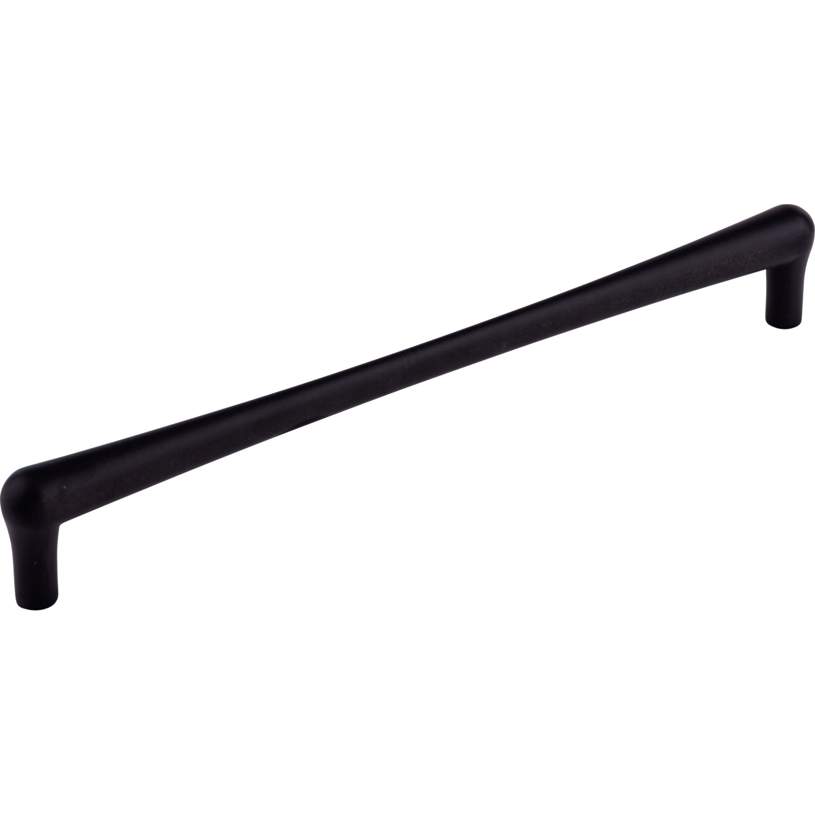 Brookline Bar Cabinet Pull, Flat Black, 9" Center to Center