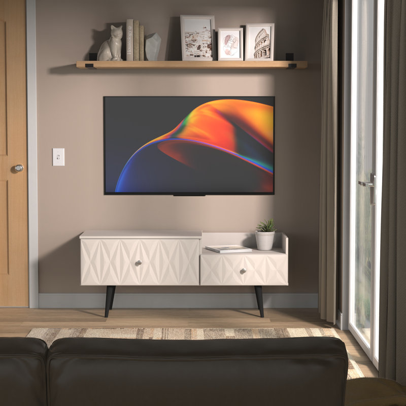 Pixel TV Stand for TVs up to 40", Beige