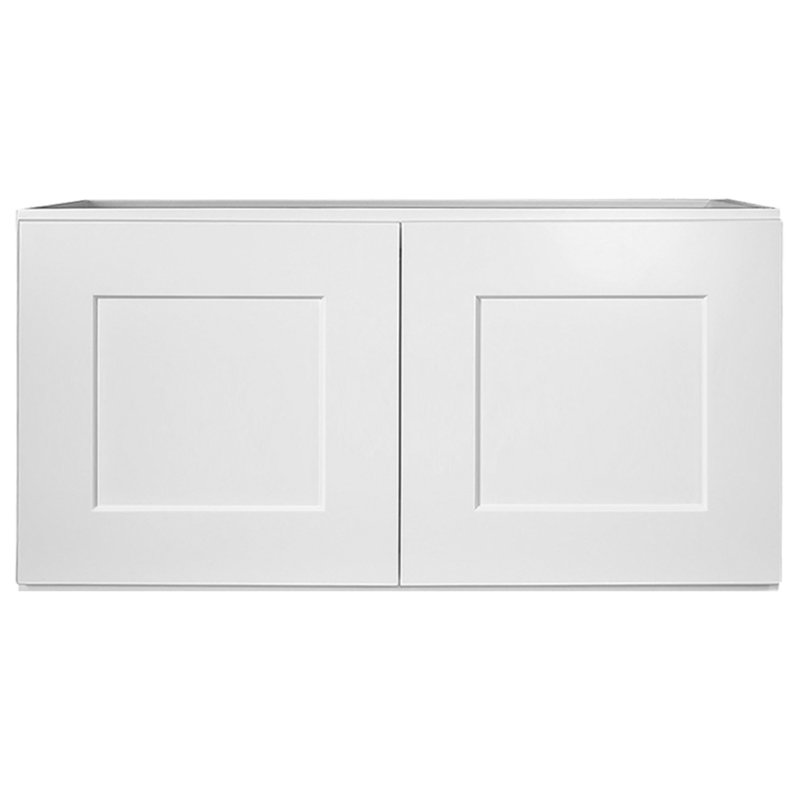 Armoire de cuisine style Shaker de Design House Brookings (prête à assembler), Blanc, H 15 po x l 30 po