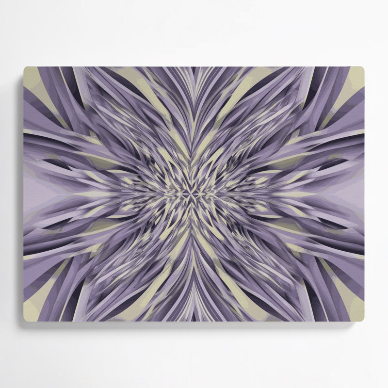 Art mural op mauve 73, H 11 po x l 14 po