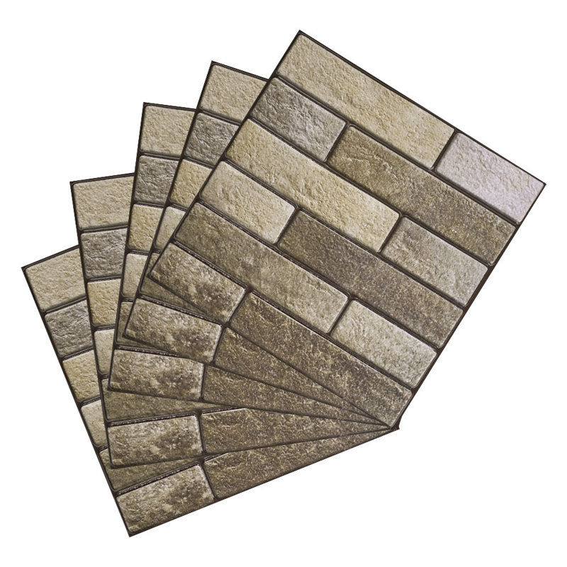 Wallpaper Tile, Brown, 30cm L x 30cm W