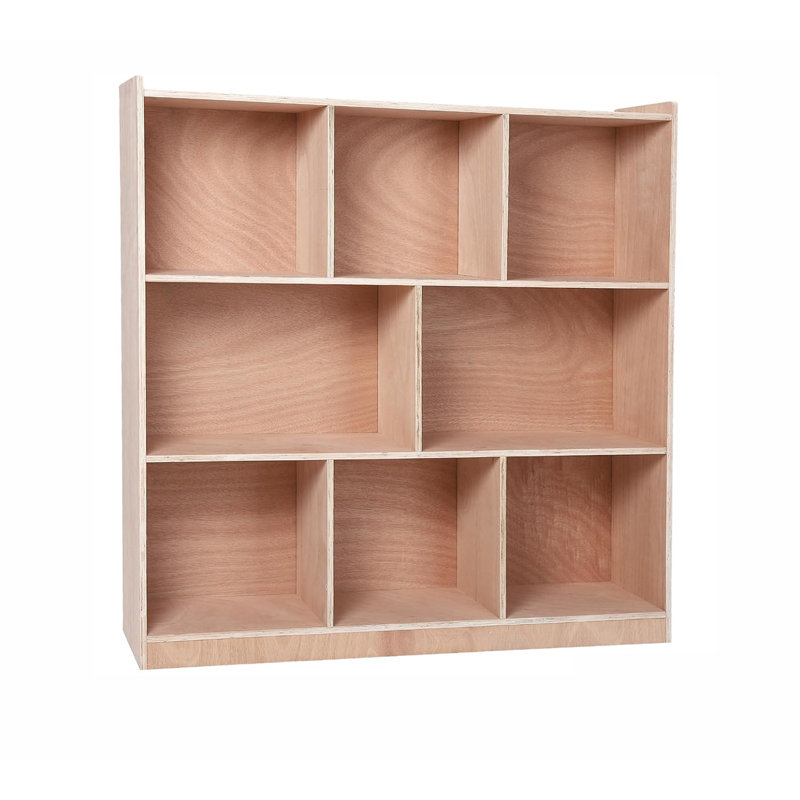 Unglazed Exterior 8-Section Bookcase Classroom Storage Locker