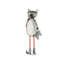 Ensemble de 2 statues de jardin Keegon