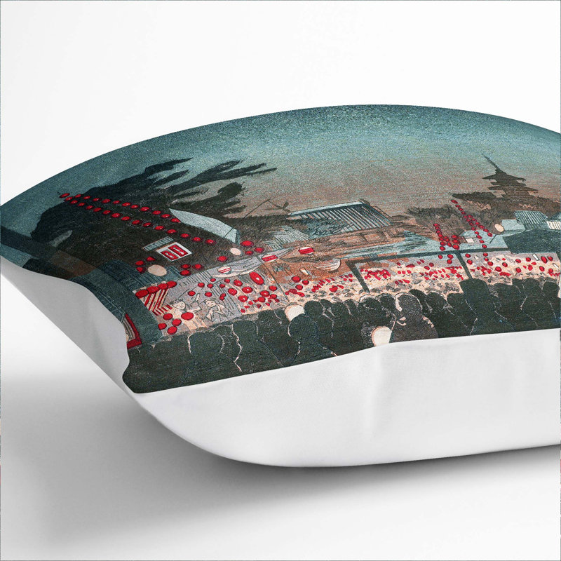 Square Throw Cushion, White, 55cm H x 55cm W x 20cm D