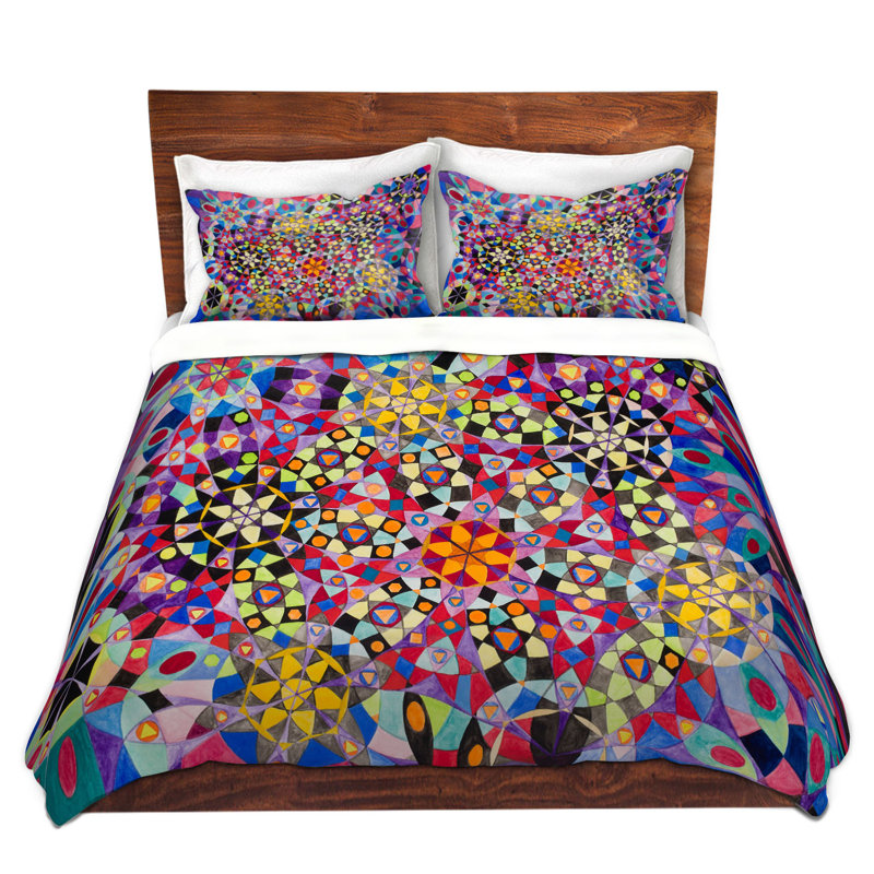 Ensemble de housse de couette DiaNoche en microfibre par Lorien Suarez - Roue 16