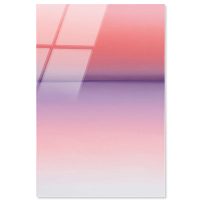 Peach Coastline II Print by Oliver Gal