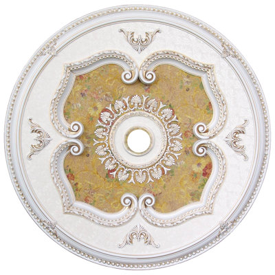 Motif floral rond rond 43 po