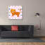 «Cute Leopard», art mural sur toile-1448818700