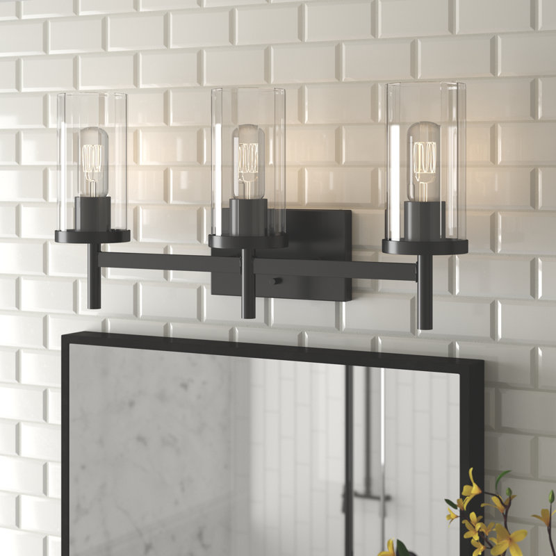 Bertelli Dimmable Vanity Light, Matte Black, 3