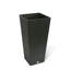 Jardinière en pot composite carrée Cara avec tablette végétale-31645029