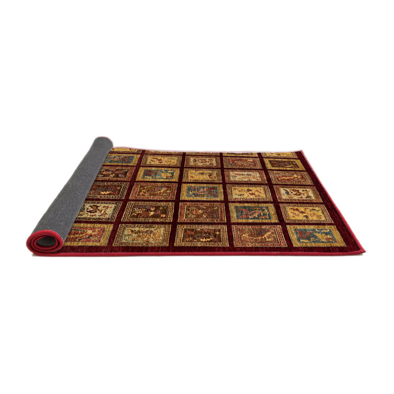 Tapis abstrait moderne 674, Rond 5 pi