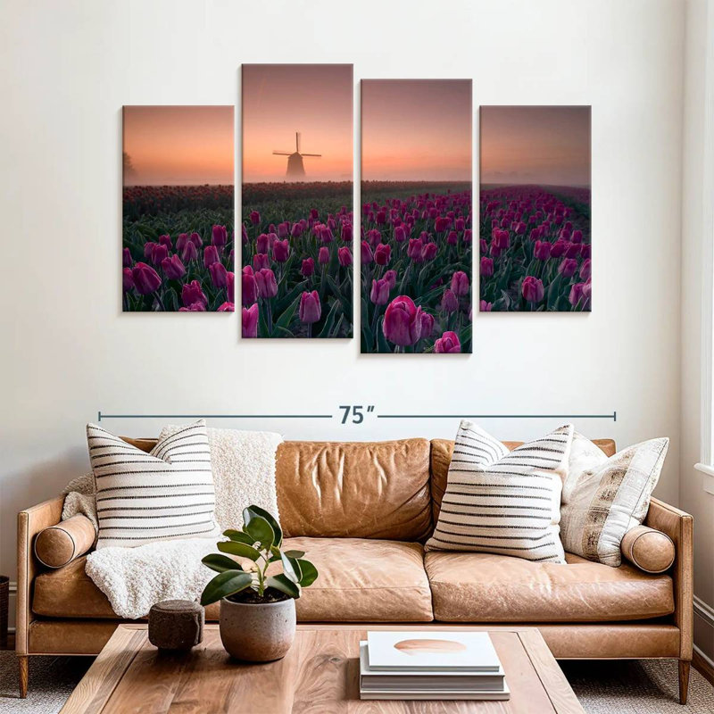 Champ de tulipes hollandais Alvord, H 42 po x l 68 po