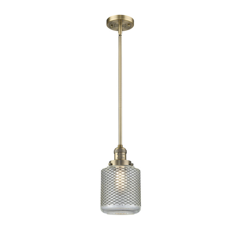 Iyana 1 - Light Single Pendant, No Bulb Included, Brushed Brass