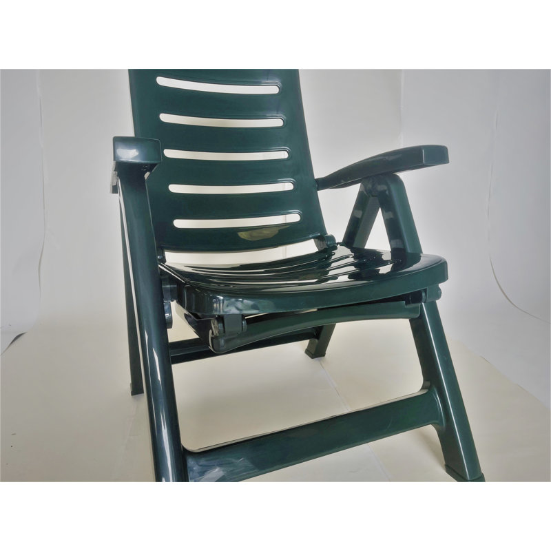 60cm Long Reclining Single Chaise, Forest Green