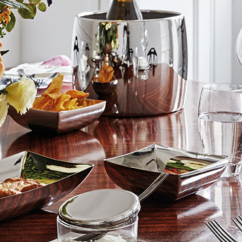 Linea Q Stainless Steel Dessert Bowl