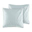 Édredon double - 100% coton blanc avec jupe de lit et taies décoratives 200 fils