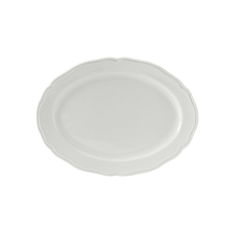 Tuxton Charleston VITRIFIED CHINA Platter, 0.75" H x 10.5" W x 7.75" D