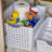 Sterilite Ultra Basket, Storage Bin Organize Closet, Cabinet, Pantry, Shelving and Countertops