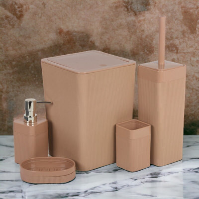 5 Piece Nuro Bathroom Accessory Set