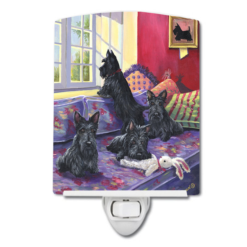 Veilleuse Westie, Scottie lit de jour