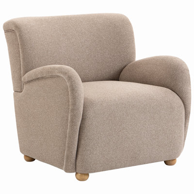  Wingback Upholstered Accent Chair