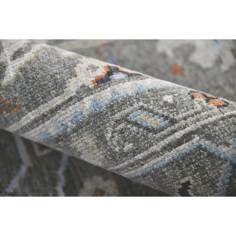 Bristol Wool Geometric Area Rug, Rectangle 9' x 12'