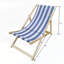 Chaise pliante en bois Populus