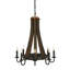 Greenbriar Oak 8 - Light Chandelier