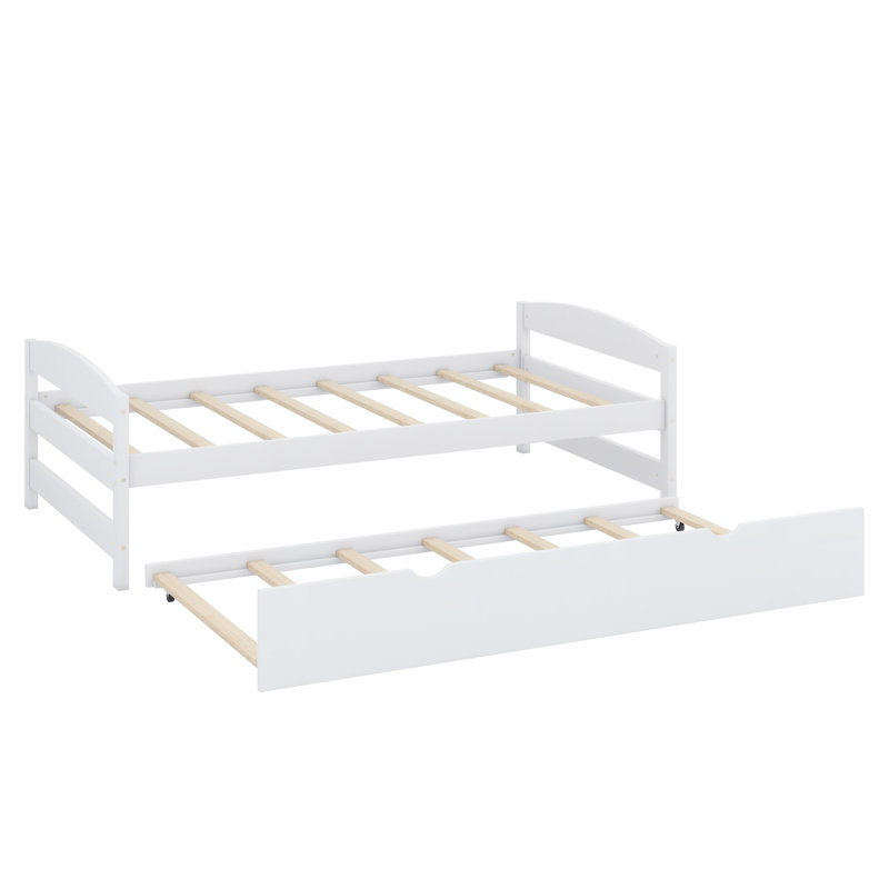 Platform Bed With Trundle