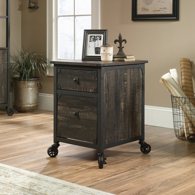 Dark Oak Storage Cabinets, Dark Oak