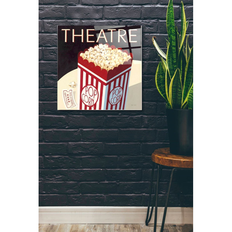 Art mural en verre rouge «TArteatre» par Marco Fabiano, H 24 po x l 24 po