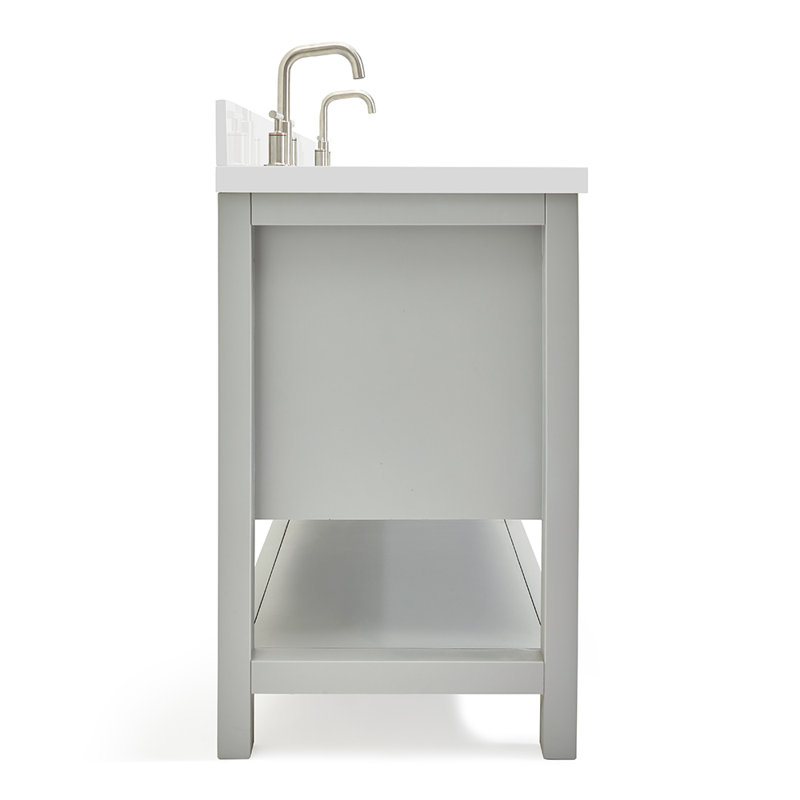 Magnolia Bath Vanity Oval Basin S073DWQ, Gray, Oval