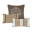 Édredon brun / doré - 7 pièces, grand lit, pièce attrayante, style délicieux-121400166-121400164