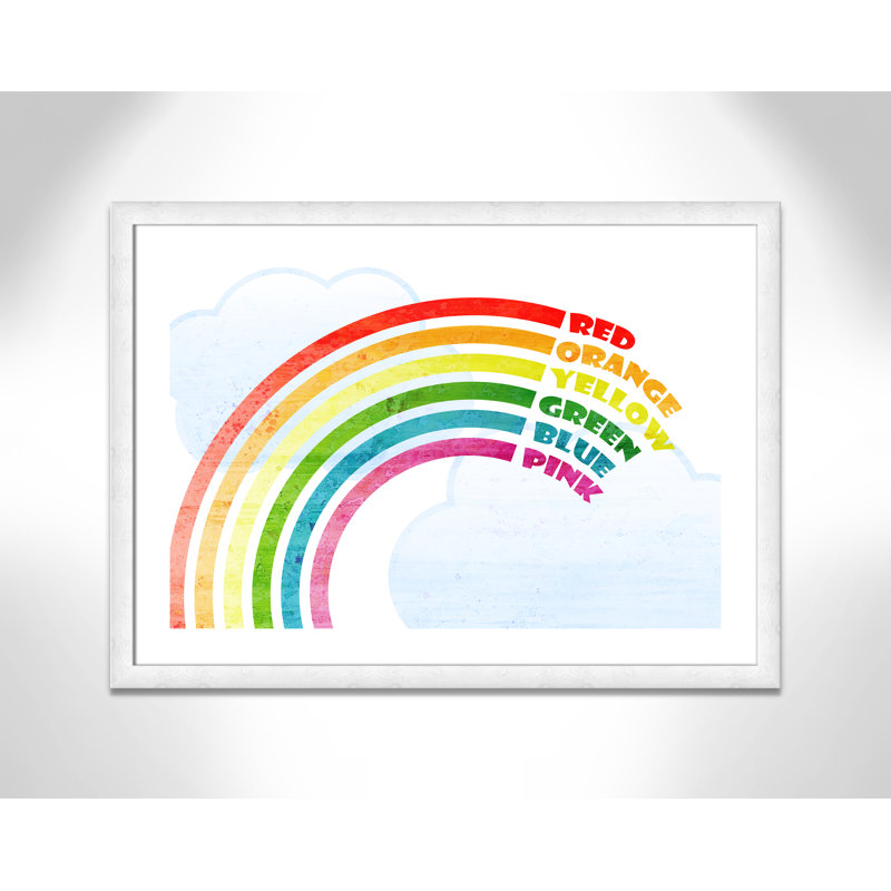 Art sur toile, couleurs, H 34,5 po x l 24,5 po x P 0,6 po, Encadré plat à grain de bois blanc