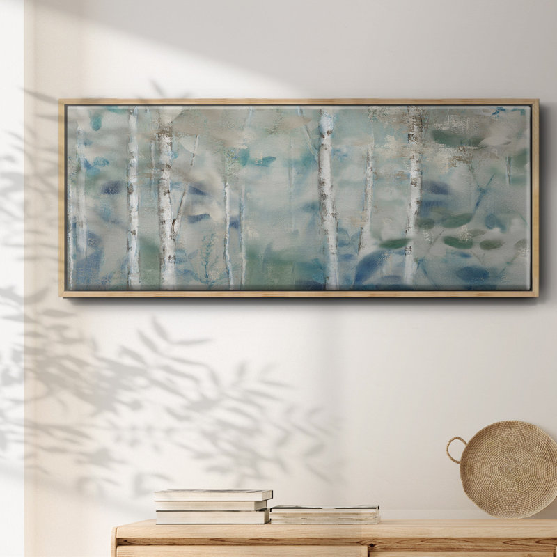 Zen Forest II- Framed Canvas, 20" H x 50" W