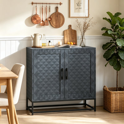 40 cm W Steel Sideboard