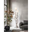 Lampe sur pied moderne et minimaliste en bois de paulownia