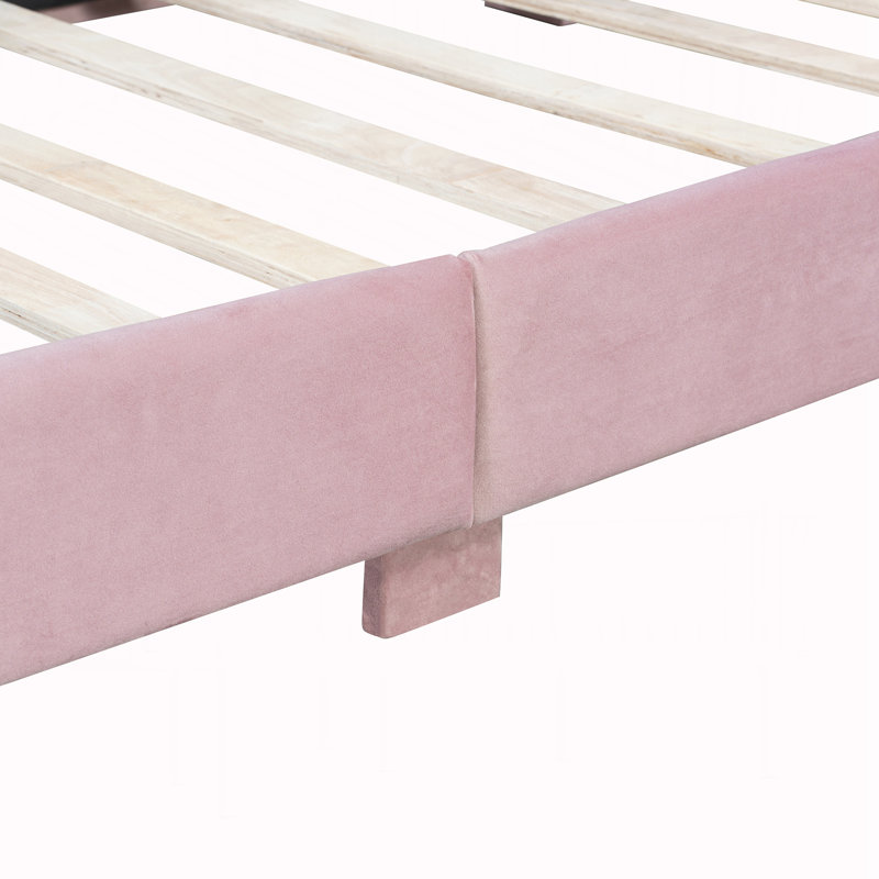 Lit de jour simple tapissier, Rose