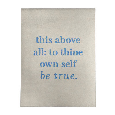 Quotes Chenille Indoor Rug