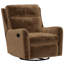 Fauteuil inclinable pivotant brun foncé-725063941