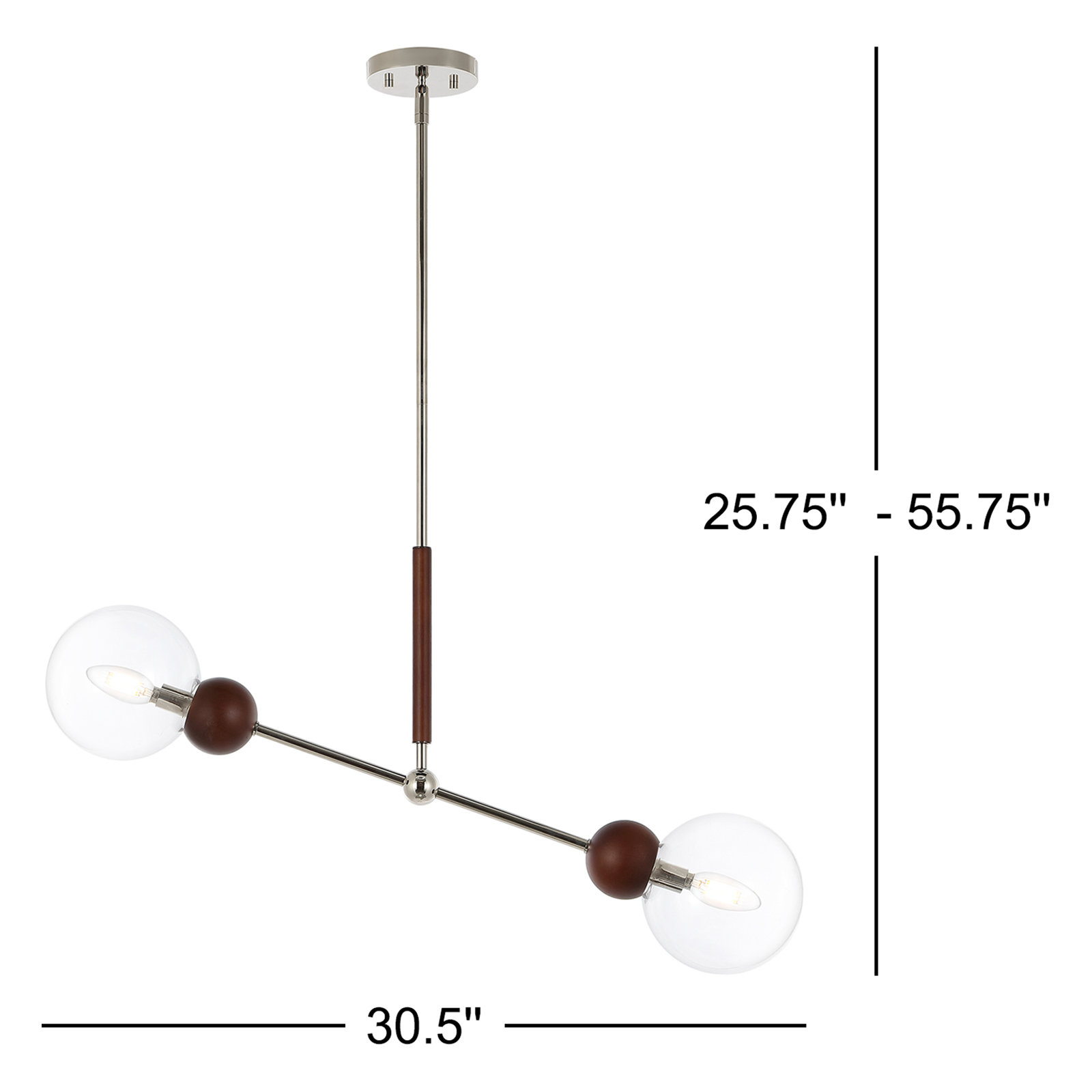 Biruk Dimmable 2-Light Pendant