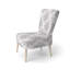 Chaise rembourrée à motif cachemire Paisley-478540478